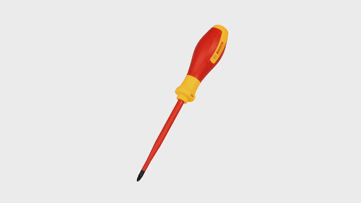 Bosch Professional VDE Pozidriv Screwdriver PZ2 x 125mm ( 1600A02ND2 )