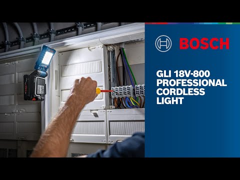 Bosch GLI 18V-800 Professional Cordless LED Work Light , 800Lumens 18V (Bare Tool Only)