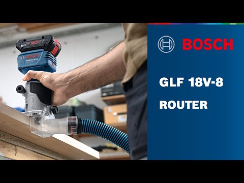 Bosch GLF 18V-8 Professional EC Brushless Cordless Palm Edge Router/Trimmer 18V (Bare Tool Only)