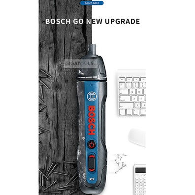 New Bosch GO 2 Smart Cordless Screwdriver Kit Set with added Mechanical Clutch and Electronic Brake - GIGATOOLS.PH