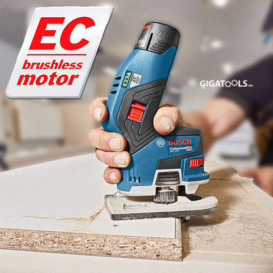 Bosch GKF 12V-8 Professional EC Brushless Cordless Palm Edge Router/Trimmer ( Bare Tool Only ) - GIGATOOLS.PH