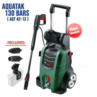 Bosch Aquatak 130 Bars ( AQT 42-13 ) High-Pressure Washer & Car Wash Set ( discontinued )