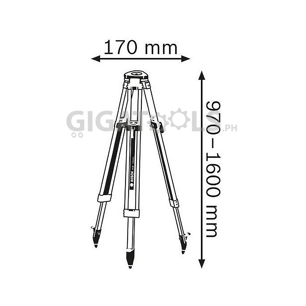 Bosch Professional BT 160 Building Tripod - GIGATOOLS.PH