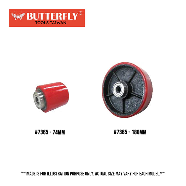 Butterfly Jack Pallet Wheel w/ Bearing (TAIWAN)