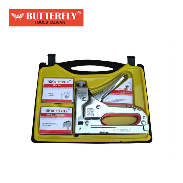 Butterfly Heavy Duty 3 in 1 Staple Gun Tacker ( #570 ) (TAIWAN)