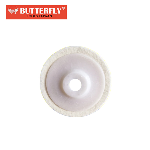 Butterfly 4" Wool Polishing Wheel ( #WPW-4 ) (TAIWAN)