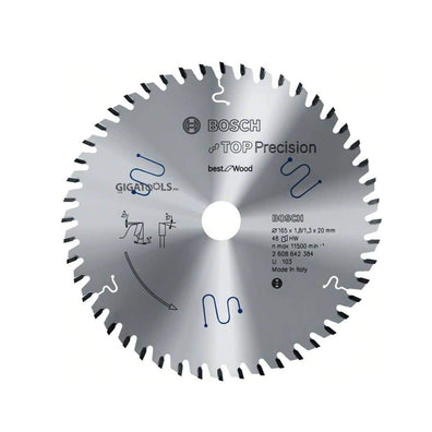 Bosch 165mm x 48T Circular Saw Blade Best for Wood ( 2608642384 )