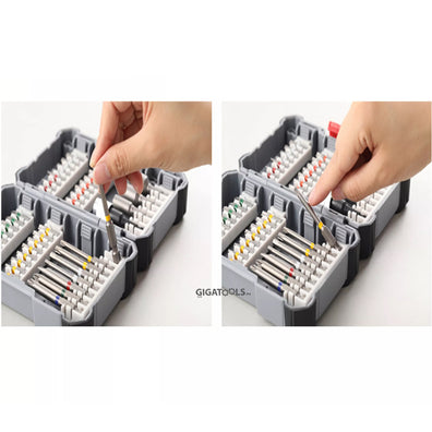 Bosch 44pcs ExtraHard Pick and Click Mixed Screwdriver & Nutsetter Bit Set ( 2608522421 )