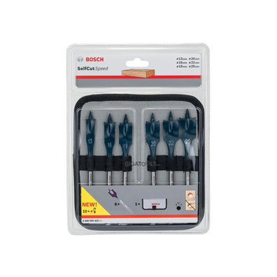 Bosch 6pcs Self Cut Speed Spade Bit ( 13/16/19/20/22/25mm ) ( 2608595425 )