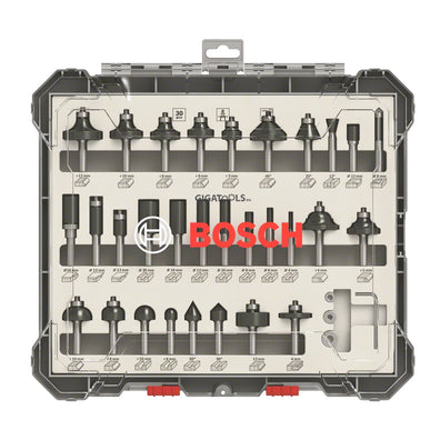 Bosch Professional 30pcs Greyline Mixed Router Bit Set ( 2607017476 )