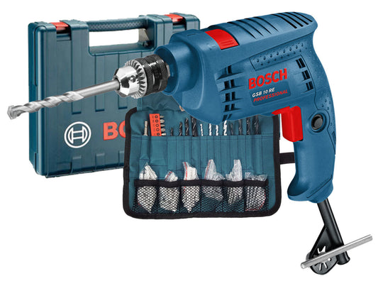 Bosch GSB 10 RE Impact Drill (500W) (with 100pcs Accessories) - GIGATOOLS.PH