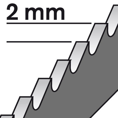 Bosch T318B Sheet metal 2.5 - 6mm long series Jigsaw Blades (5 Pack) - GIGATOOLS.PH