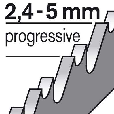 Bosch T345XF Multi purpose wood cutting Progressor Jigsaw Blades (5 Pack) - GIGATOOLS.PH