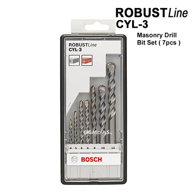 Bosch Robust Line Cyl-3 Masonry / Concrete Drill Bit Set ( 7pcs ) ( 2607010545 )