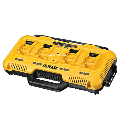 DeWalt DCB104 -QW 4-Port Simultaneous Fast Charger ( 12V MAX*, 18V/20V MAX*, and FLEXVOLT® 20V/60V MAX* Compatible Batteries ) DCB104