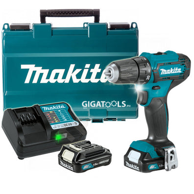 Makita DF333DWYE 12V Max 1.5Ah Li-ion CXT Cordless Driver Drill - GIGATOOLS.PH