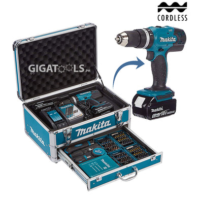 Makita DHP453RFX2 Cordless Hammer Drill 18V LXT Kit Set - GIGATOOLS.PH