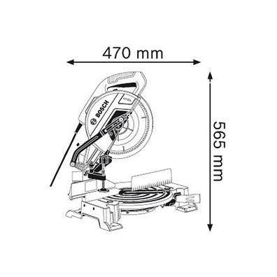 Bosch GCM 10 MX Professional Miter Saw 1,700W - GIGATOOLS.PH