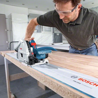 Bosch GKT 55 GCE Professional Plunge cut Saw / Track saw with FREE FSN 1600 Guide rail