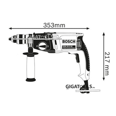 Bosch GSB 20-2 RE Heavy Duty Impact Drill 20mm 800W - GIGATOOLS.PH