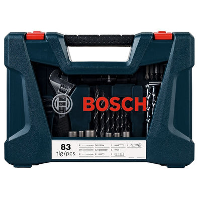 Bosch V-line 83pcs Premium Combination Drill bits, screw bits and Accessory Set ( 2607017403 )