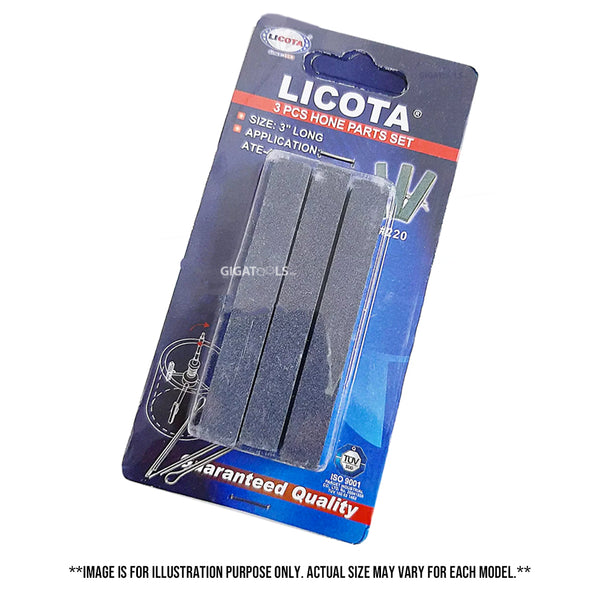 Licota 3pcs. Replacement Stone Set for Adjustable Brake Cylinder Honing