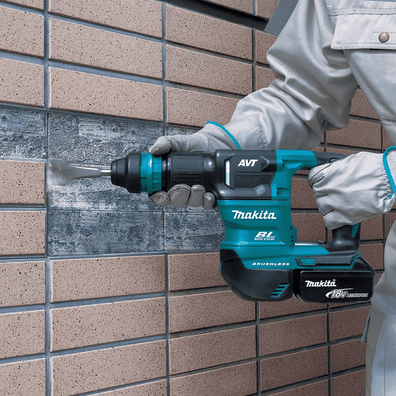 Makita DHK180Z 18V LXT Brushless AVT Cordless Power Scraper, SDS-PLUS Bits (Bare Tool Only)