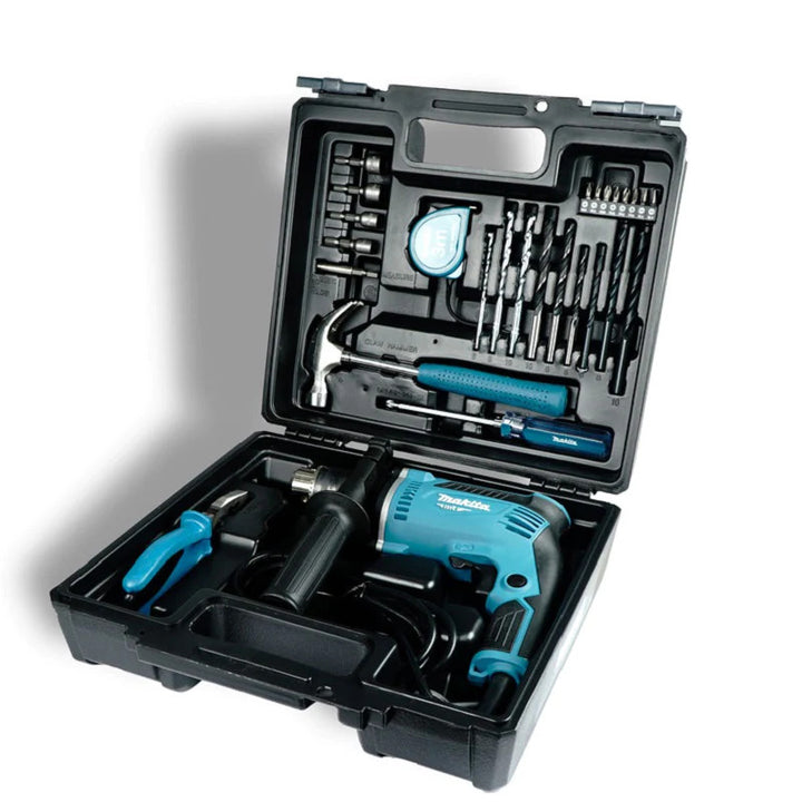 Makita M8103KX2B Hammer Drill 13mm Hand Tools Kit Set (430W ...