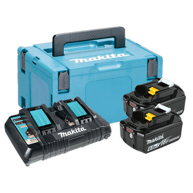 Makita 198077-8 MAKPAC Power Source Kit 6.0Ah 18V LXT Cordless Battery and Charger ( MKP3PG182 )