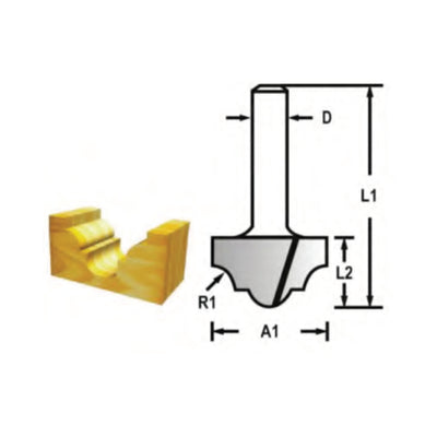 Makita RBIT 234021 Tungsten Carbide Classical Bit