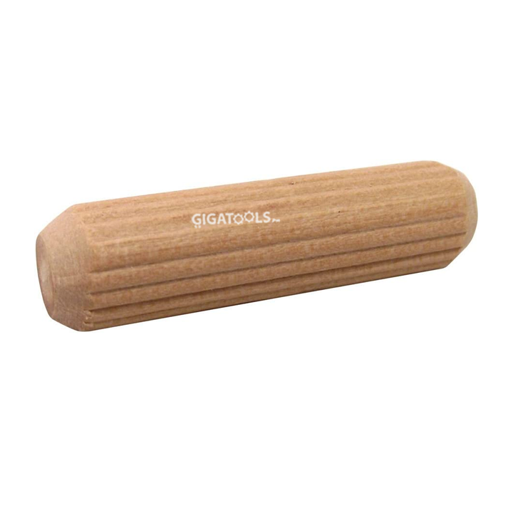 Milescraft - Fluted Wooden Dowel Pins - 1/4 x 1 - 50 Piece