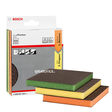 Bosch Contour Sanding Pad / Foam 3pcs Set ( 2608621254 )