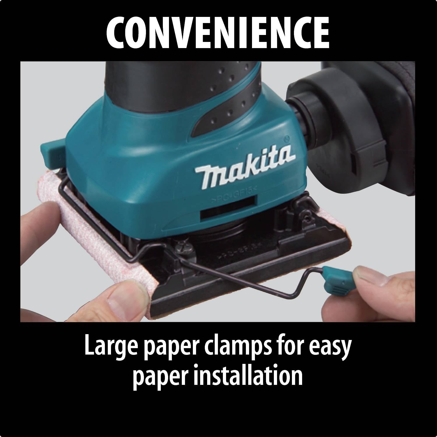 Makita BO4556 4x4 3 8 102x112mm Finishing Sander 200W GIGATOOLS Industrial Center