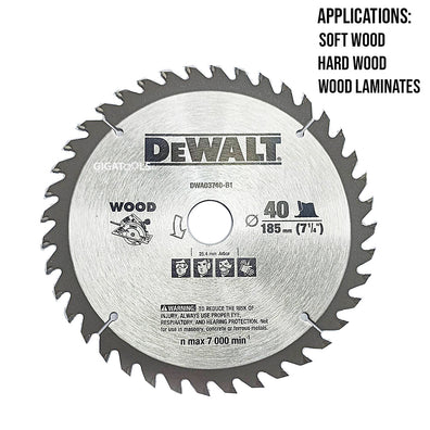 DeWalt DWA03740 7-1/4