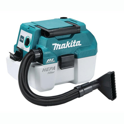 Makita DVC750LZ Cordless Brushless Portable Vacuum Cleaner (Wet & Dry) Dust/Water: 7.5L/4.5L 18V LXT® Li-Ion (Bare Tool Only)